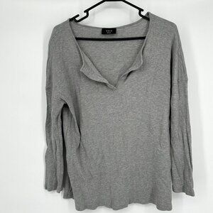 Vici Gray‎ Long sleeve Top Size Small